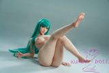 Game Lady Full silicone 167cm/5ft5 D-cup No.3 head with realistic makeup eyebrows and eyelashes implanted