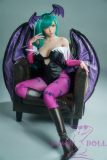 Game Lady Full silicone 167cm/5ft5 D-cup No.3 head with realistic makeup eyebrows and eyelashes implanted