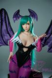 Game Lady Full silicone 167cm/5ft5 D-cup No.3 head with realistic makeup eyebrows and eyelashes implanted