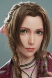 Game Lady Full silicone 167cm/5ft5 D-cup No.4 head with realistic makeup eyebrows and eyelashes implanted