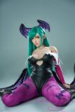 Game Lady Full silicone 167cm/5ft5 D-cup No.3 head with realistic makeup eyebrows and eyelashes implanted