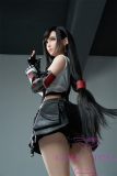 Game Lady Full silicone 167cm/5ft5 D-cup No.3 head with realistic makeup eyebrows and eyelashes implanted