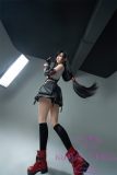 Game Lady Full silicone 167cm/5ft5 D-cup No.3 head with realistic makeup eyebrows and eyelashes implanted