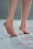 Game Lady Full silicone 167cm/5ft5 D-cup No.3 head with realistic makeup eyebrows and eyelashes implanted