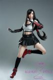 Game Lady Full silicone 167cm/5ft5 D-cup No.3 head with realistic makeup eyebrows and eyelashes implanted
