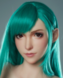Game Lady Full silicone 168cm/5ft5 D-cup No.2 head with realistic makeup, eyebrows and eyelashes implanted