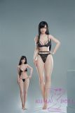 Game Lady Full silicone 3ft2 No.3 head with realistic makeup eyebrows and eyelashes implanted