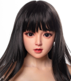 Bezlya Doll Cute love doll L2 head 149cm/4ft9 C-Cup silicone head + TPE material body material customized-Double Ponytail