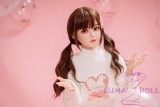 Bezlya Doll Cute love doll L2 head 149cm/4ft9 C-Cup silicone head + TPE material body material customized-Double Ponytail