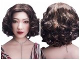 GD Sino Doll 156cm/5ft1 C-cup Silicone Sex Doll Head G8 new head with &normal makeup face &BR makeup body