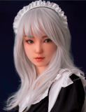 GD Sino Doll 156cm/5ft1 C-cup Silicone Sex Doll Head G8 new head with BR makeup face & body