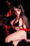 Mini doll Full Silicone sex doll Devil head for 100cm/3ft3 E-cup body