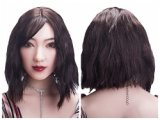 GD Sino Doll 156cm/5ft1 C-cup Silicone Sex Doll Head G8 new head with &normal makeup face &BR makeup body