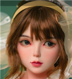 Bezlya Doll Cute love doll M head 4ft5 A-Cup silicone head + TPE material body material customized-Blue Bow Tie