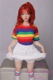 DOM DOLL D3 Silicone head 130cm/4ft3 A-cup love doll (head and body material selectable)
