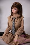 DOM DOLL D7 Silicone head 148cm/4ft9 C-cup love doll (head and body material selectable)