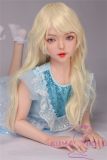 DOM DOLL D4 Silicone head 130cm/4ft3 A-cup love doll (head and body material selectable)