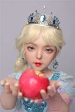 DOM DOLL D4 Silicone head 130cm/4ft3 A-cup love doll (head and body material selectable)