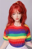 DOM DOLL D3 Silicone head 130cm/4ft3 A-cup love doll (head and body material selectable)