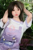 SHEDOLL Lolita type 148cm/4ft9 normal breast Coco head love doll body material customizable-Mauve strappy pants