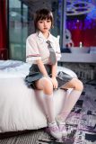 SHEDOLL Lolita type 148cm/4ft9 normal breast HuiZi head love doll body material customizable-Rabbit Ears