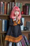 WAXDOLL Full silicone sex doll 110cm/3ft6 AA-cup #GB58 head with realistic body makeup- Skin Color Natural