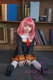 WAXDOLL Full silicone sex doll 110cm/3ft6 AA-cup #GB58 head with realistic body makeup- Skin Color Natural