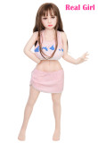 Real Girl  AIO TPE love doll 110cm/3ft6 16kg easy to use