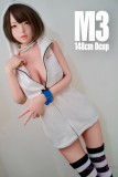 Tayu Doll Full Silicone Sex Doll 148cm/4ft9 D-cup with #M3 Head19kg body+ M16 bolt-White Coat
