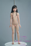 Anime Doll Silicone Material Love Doll  AA-cup with Anime Head #1 with realistic body makeup