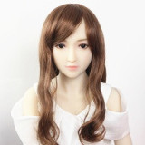 Anime Doll Silicone Material Love Doll AA-cup with Anime Head #2 with realistic body makeup