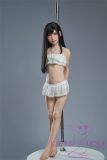 Anime Doll Silicone Material Love Doll  AA-cup with Anime Head #1 with realistic body makeup