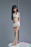 Anime Doll Silicone Material Love Doll  AA-cup with Anime Head #1 with realistic body makeup