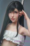 Anime Doll Silicone Material Love Doll  AA-cup with Anime Head #1 with realistic body makeup
