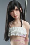 Anime Doll Silicone Material Love Doll  AA-cup with Anime Head #1 with realistic body makeup