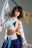 Game Lady Full silicone 167cm/5ft5 D-cup No.6 head with realistic makeup skin color-Fair
