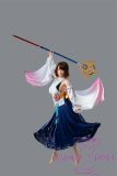 Game Lady Full silicone 167cm/5ft5 D-cup No.6 head with realistic makeup skin color-Fair