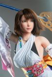Game Lady Full silicone 167cm/5ft5 D-cup No.6 head with realistic makeup skin color-Fair
