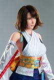 Game Lady Full silicone 167cm/5ft5 D-cup No.6 head with realistic makeup skin color-Fair