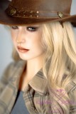 XNX Doll 160cm/5ft2 Small breast and nipple Silicone Sex Doll with R+S makeup Head X5 Gemma-Cowboy Clothing