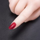 XNX Doll 160cm/5ft2 Small breast and nipple Silicone Sex Doll with R+S makeup Head X5 Gemma-Red nightdress