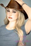 XNX Doll 160cm/5ft2 Small breast and nipple Silicone Sex Doll with R+S makeup Head X5 Gemma-Cowboy Clothing