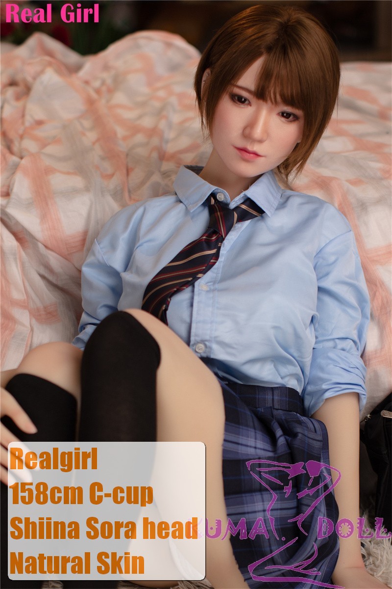 Ture Idols AV actress Shiina Sora supervised 158cm/5ft2 C-cup Silicone head +TPE body Sex doll