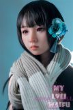 MLW doll Loli Sex Doll 148cm/4ft8 B-cup Chiharu Hard Silicone material head makeup selectable