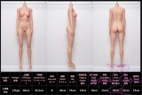 MLW doll Loli Sex Doll 148cm/4ft8 B-cup Chiharu Hard Silicone material head makeup selectable