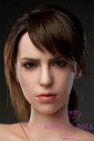 Game Lady Full silicone 168cm/5ft5 E-cup No.13 head with realistic makeup, eyebrows and eyelashes implanted-Nurse's uniform