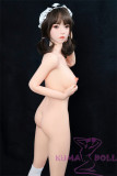 SHEDOLL Lolita type 148cm/4ft9 normal breast NinMeng head love doll body material customizable-Maid's outfit