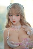 WM Doll TPE Material Sex Doll 164cm/5ft4 D-Cup with body makeup Head #443 - White Princess Dress