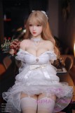 WM Doll TPE Material Sex Doll 164cm/5ft4 D-Cup with body makeup Head #443 - White Princess Dress