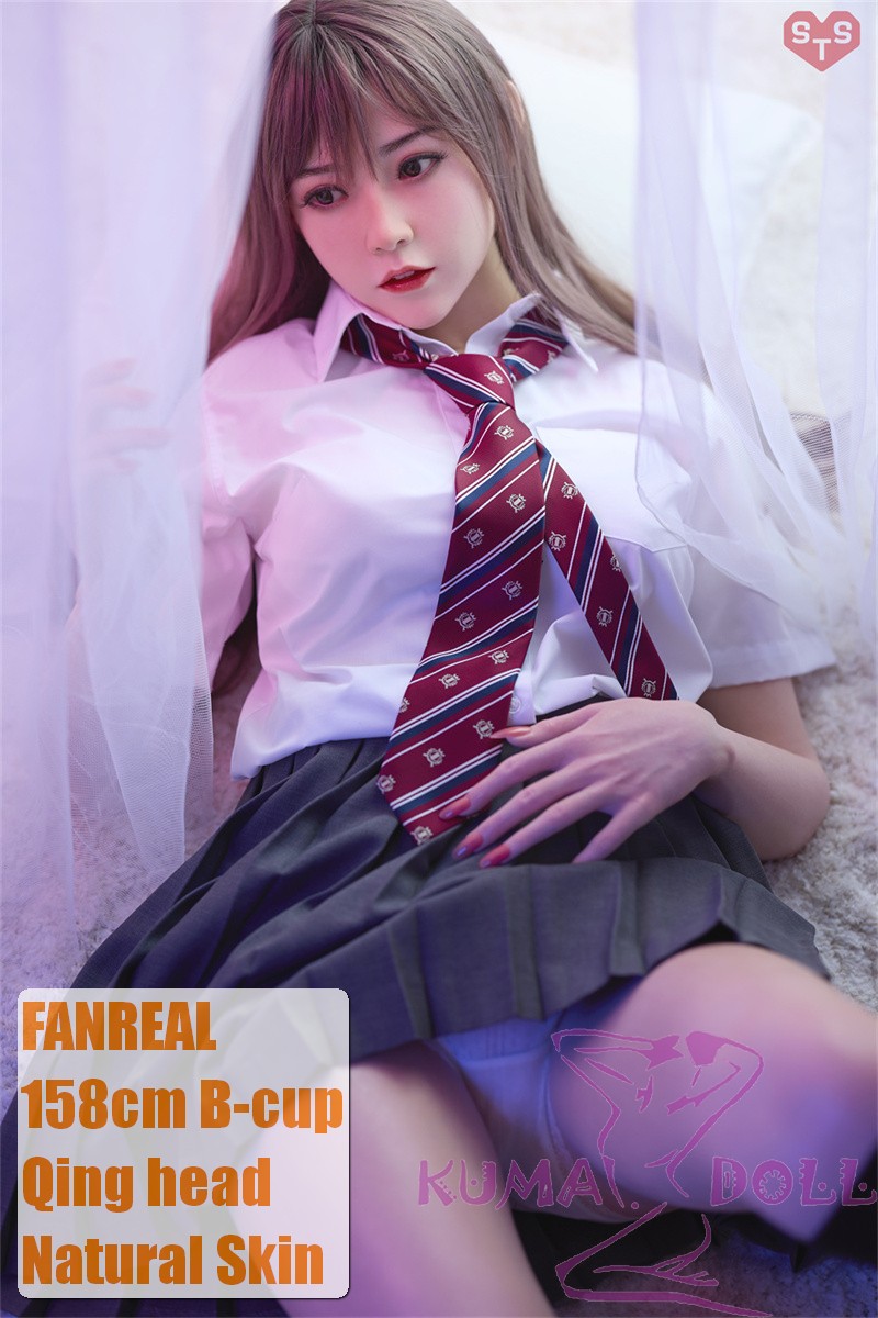 FANREAL 158 cm/5ft2 B-Cup Full Size Lifelike Silicone Sex Doll with Qian Head -Sailor's uniform